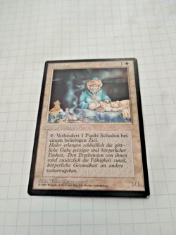 MTG Samite Healer (Feldscher) FBB German Regular - Corner Wear on 1 corner -Pics - Image 2