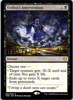 Erebos's Intervention Magic The Gathering Theros Beyond Death Near Mint X1 - Image 1