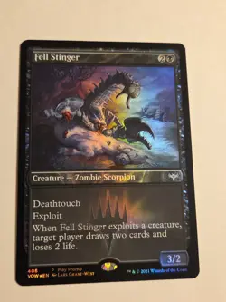 Fell Stinger FOIL X1 VOW MTG Play Promo - Image 1