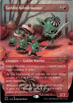 MTG Goblin Rabblemaster (215) | NM | Secret Lair Valentine's Day {SLD} - Image 1
