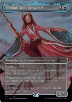 MTG Heliod, Sun-Crowned (214) | NM Foil | Secret Lair Valentine's Day {SLD} - Image 2