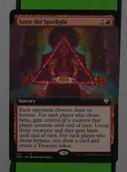 Seize the Spotlight (Extended Art) Commander: Streets of New Capenna Regular - Image 1