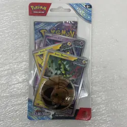 Pokemon TCG Stellar Crown Premium Blister Pack, Future Iron Thorns Valiant Hands - Image 1