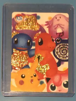 Vintage Pokemon Pocket Monsters Vending Card #326 Snorlax & Friends Prism - Image 1
