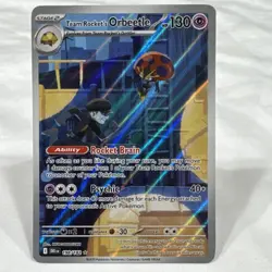 2025 Pokemon SV Destined Rivals DRI EN Team Rocket's Orbeetle #198/182 - Image 1