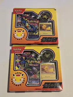 Pokemon TCG 30Th Anniversary Pokemon Day Box 2026 Sealed Lot Of 2 NEW SEALED!! - Image 1