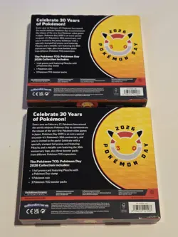 Pokemon TCG 30Th Anniversary Pokemon Day Box 2026 Sealed Lot Of 2 NEW SEALED!! - Image 2