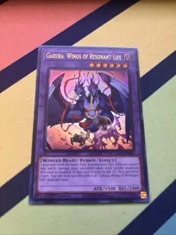 Yugioh! 1x Garura Wings of Resonant Life RA02-EN024 Ultra Rare 1st Ed NM - Image 1