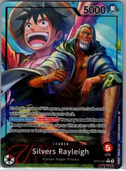 Silvers Rayleigh (Alt Art) OP12-001 English Legacy of Master - One Piece - NM - Image 1