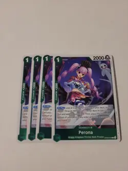 4x Perona OP09-034 R One Piece TCG Emperors in the New World NM Mint - Image 1