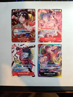 🏴‍☠One Piece ST01-012 Luffy Treasure Cruise Winner & 3rd Anniversary LEADER🧭 - Image 1