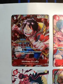 🏴‍☠One Piece ST01-012 Luffy Treasure Cruise Winner & 3rd Anniversary LEADER🧭 - Image 2