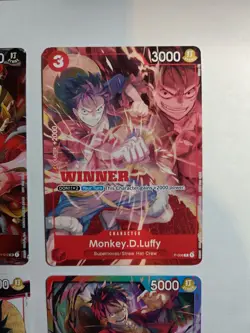🏴‍☠One Piece ST01-012 Luffy Treasure Cruise Winner & 3rd Anniversary LEADER🧭 - Image 3