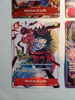 🏴‍☠One Piece ST01-012 Luffy Treasure Cruise Winner & 3rd Anniversary LEADER🧭 - Image 4