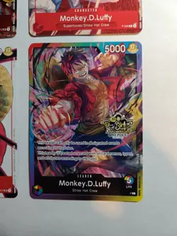 🏴‍☠One Piece ST01-012 Luffy Treasure Cruise Winner & 3rd Anniversary LEADER🧭 - Image 5