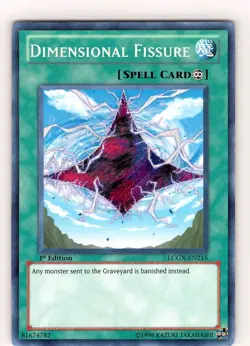 Yu-Gi-Oh TCG Dimensional Fissure LCGX-EN215 1st Edition Secret Rare Card NM - Image 1