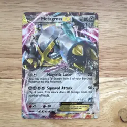 Pokemon Metagross EX Promo Holo XY34 180HP English TCG Card - Image 1