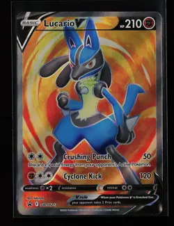 Lucario V SWSH213 Holo SWSH: Sword & Shield Promo Cards Pokemon Card - Image 1