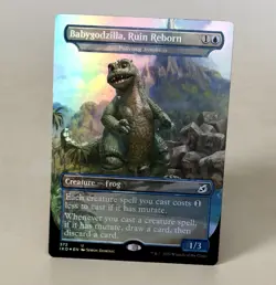 MTG Babygodzilla Ruin Reborn #372 Ikoria Foil - Image 1