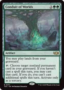 Conduit of Worlds 251 Non-Foil NM MTG Commander: Tarkir Dragonstorm Magic - Image 1
