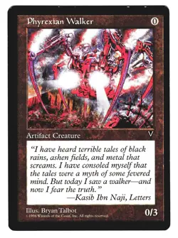 Magic The Gathering MTG - Visions VIS 1997 - #152 Phyrexian Walker MP - LP x2 - Image 1