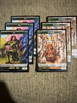 6x Elf/Kithkin Tokens Lorwyn Eclipsed - Image 1