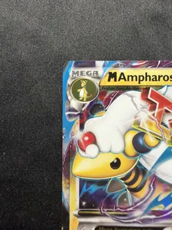 Pokemon - M Ampharos EX 28/98 XY Ancient Origins Holo NM - Image 2