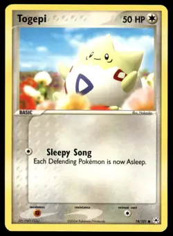 Pokemon TCG Hidden Legends #78/101 Togepi LP - Image 1