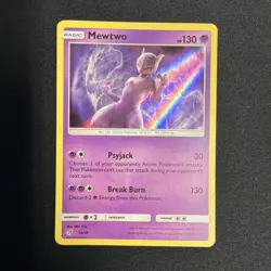 Mewtwo - 12/18 - Holo Rare Detective Pikachu Promo Set - Pokemon TCG - LP - Image 1