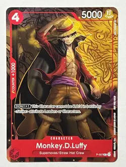 Monkey.D.Luffy P-007 PROMO Tournament Pack Vol. 1 One Piece English - Image 2