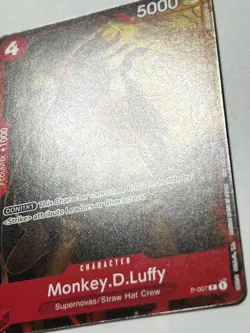 Monkey.D.Luffy P-007 PROMO Tournament Pack Vol. 1 One Piece English - Image 3