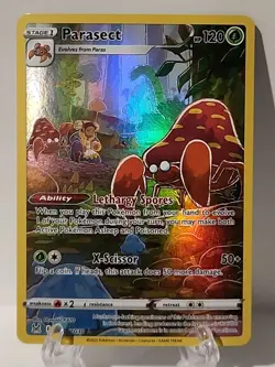 Pokemon TCG Parasect Trainer Gallery Holo Ultra Rare Card TG01/TG30 Lost Origin - Image 1