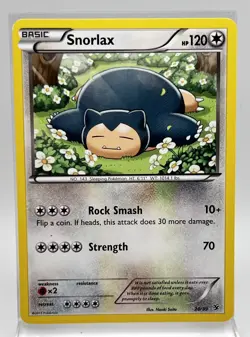 Snorlax 26/39 Pokemon Card XY Kalos Starter Set 2013 LP - Image 1