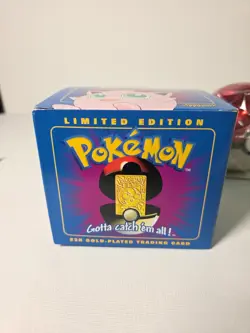 Pokemon Burger King Limited Edition 23k gold plated trading card Jigglypuff - Image 2