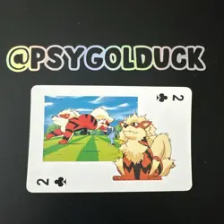 Japanese Pokemon Playing Card Arcanine - Image 1