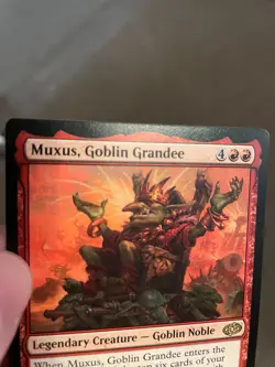 MTG Misprint Muxus, Grand Grandee Ink Error Shifted Stamp Magic The Gathering - Image 4