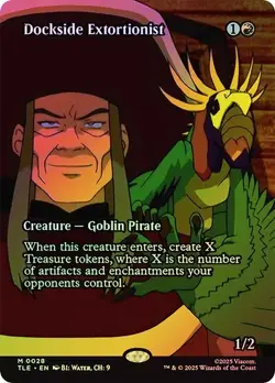 Dockside Extortionist Foil Borderles Avatar: The Last Airbender NM MTG - Image 1
