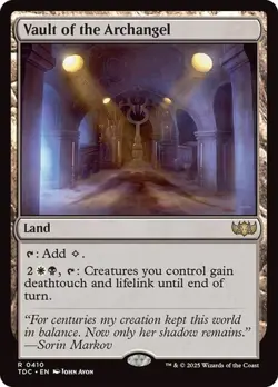 Vault of the Archangel 410 Non-Foil NM MTG Commander: Tarkir Dragonstorm Magic - Image 1