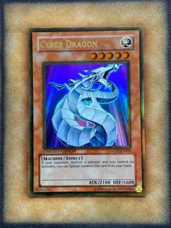 Yugioh Cyber Dragon GLD1-EN022 Gold Rare Limited Edition NM - Image 1