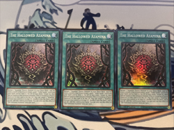 Yugioh The Hallowed Azamina x3 Super Rare ROTA-EN053 Near Mint - Image 1
