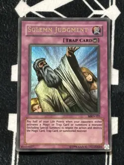 1x (VLP) Solemn Judgment MRD-127 Ultra Rare Unlimited Yugioh Metal Raiders (UR) - Image 1