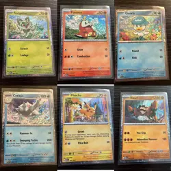 McDonald's Pokemon Match Battle Cards 2023 Full Set of 15 - All Sleeved -NEW - Image 2