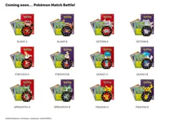 McDonald's Pokemon Match Battle Cards 2023 Full Set of 15 - All Sleeved -NEW - Image 4