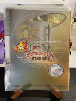SEALED Neo Genesis File Folder Japanese Promo (9 Cards) - Image 1