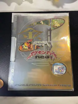 SEALED Neo Genesis File Folder Japanese Promo (9 Cards) - Image 2