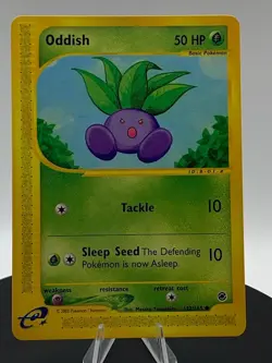 Oddish 122/165 Expedition Pokemon Card LP - Image 3