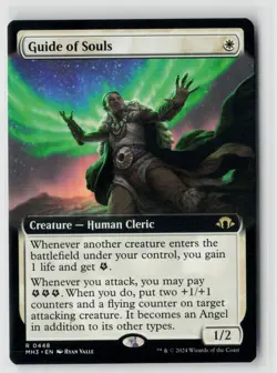 MTG Modern Horizons 3 Guide Of Souls (Extended Art) x1 NM Rare - Image 1