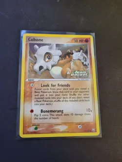 Pokemon TCG Cubone Reverse Holo 51/109 Team Rocket Returns - NM Condition - Image 1
