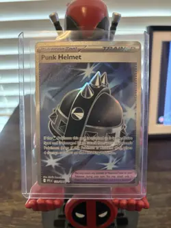 Punk Helmet 121/094 Me02: Phantasmal Flames Full Art Ultra Rare Pokemon TCG NM - Image 1