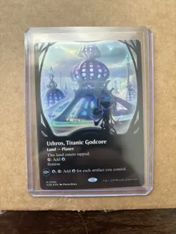 Uthros, Titanic Godcore (Borderless) Edge of Eternities Foil - Image 1